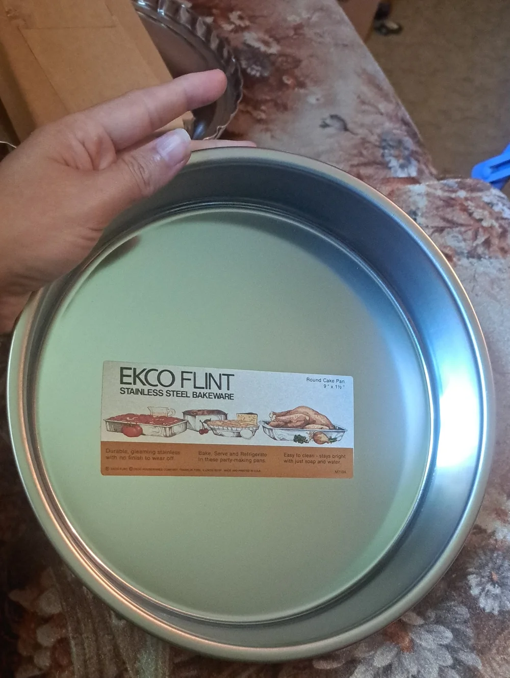 NWT Vintage EKCO Flint Stainless Steel 9